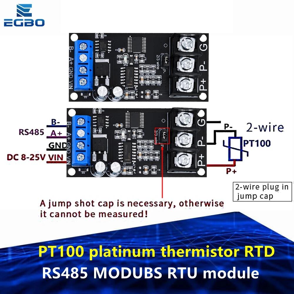 RTD  µ  ۽ű, PT100  ̽, RS485 MODUBS RTU 